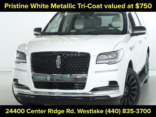 PRISTINE WHITE METALLIC 3C 2024 Lincoln Navigator BLACK LABEL