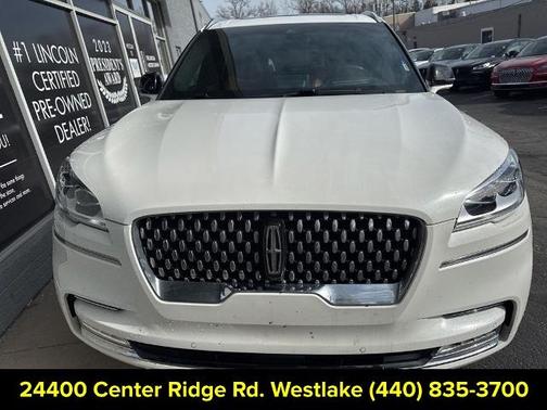 PRISTINE WHITE MET 3C 2023 Lincoln Aviator BLACK LABEL