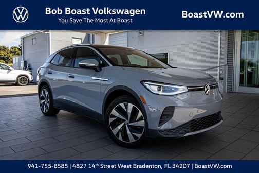 Moonstone Gray/Black Roof 2022 Volkswagen ID.4 AWD Pro S