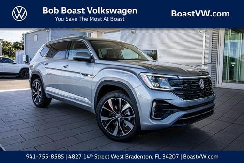 Silver Mist Metallic 2026 Volkswagen Atlas 2.0T SEL Premium R-Line 4MOTION