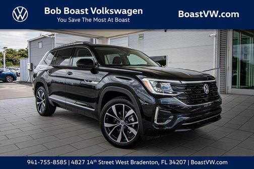 Deep Black 2026 Volkswagen Atlas 2.0T SEL Premium R-Line 4MOTION
