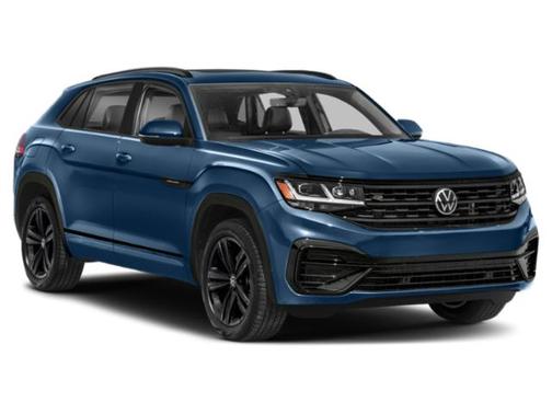Deep Black Pearl 2023 Volkswagen Atlas Cross Sport 3.6L V6 SEL R-Line