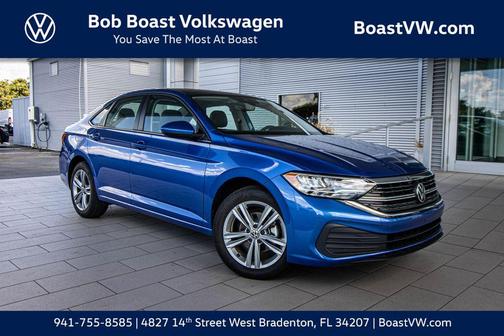 Rising Blue Metallic 2024 Volkswagen Jetta 1.5T SE