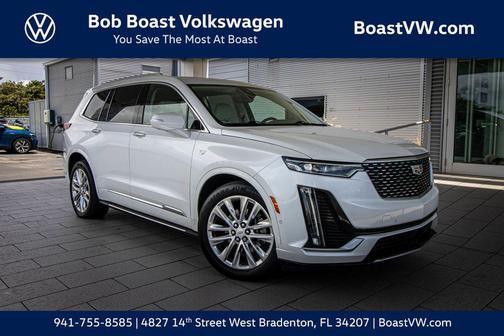 Crystal White Tricoat 2020 Cadillac XT6 Premium Luxury FWD