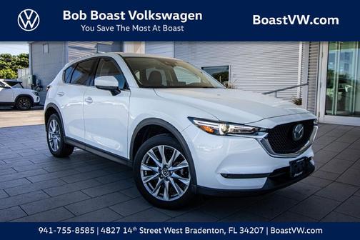 Snowflake White Pearl Mica 2021 Mazda CX-5 Grand Touring