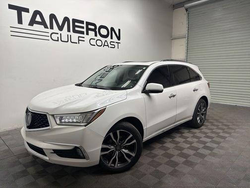 White 2020 Acura MDX 3.5L w/Advance Package