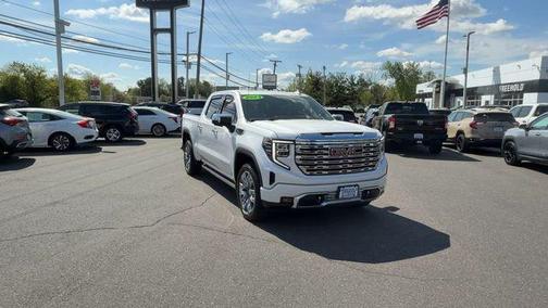 White Frost Tricoat 2023 GMC Sierra 1500 Denali