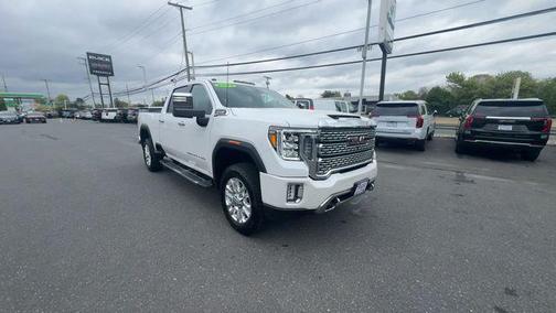 White Frost Tricoat 2021 GMC Sierra 2500 Denali
