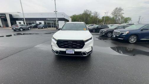 Platinum White Pearl 2023 Honda CR-V Hybrid Sport Touring AWD