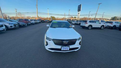 Summit White 2024 Cadillac CT4 Premium Luxury