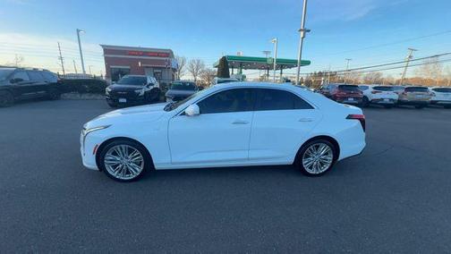 Summit White 2024 Cadillac CT4 Premium Luxury