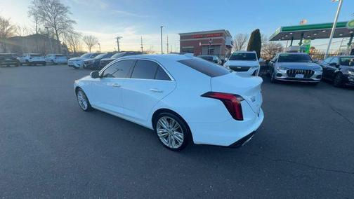 Summit White 2024 Cadillac CT4 Premium Luxury