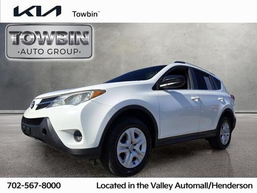 White 2015 Toyota RAV4 LE