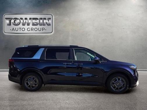 Blue 2025 Kia Carnival Hybrid EX