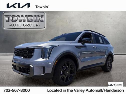 Silver 2024 Kia Sorento X-Line EX