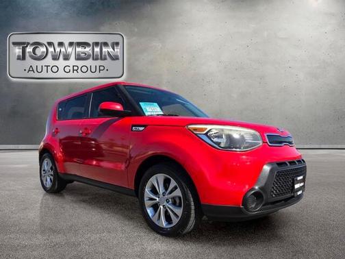 Red 2015 Kia Soul +