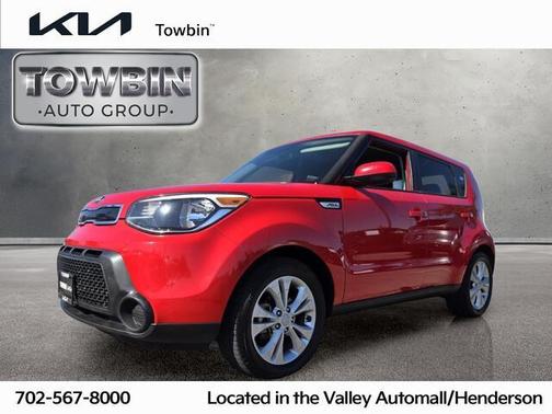 Red 2015 Kia Soul +