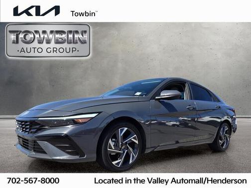 Gray 2024 Hyundai ELANTRA HEV Limited