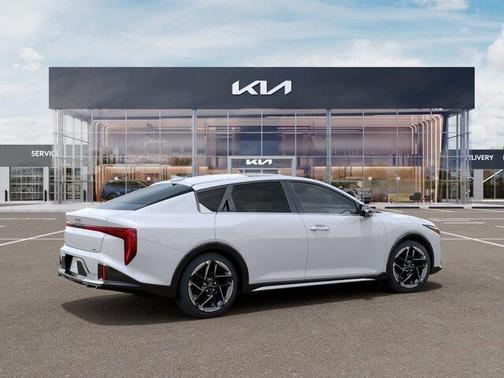 White 2026 Kia K4 GT-LINE