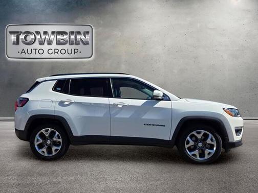 White 2021 Jeep Compass Limited