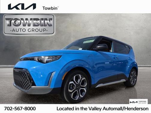 Blue 2025 Kia Soul EX