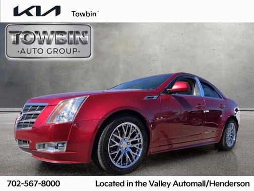Red 2011 Cadillac CTS Premium
