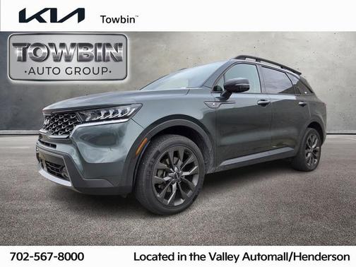 Green 2022 Kia Sorento X-Line EX