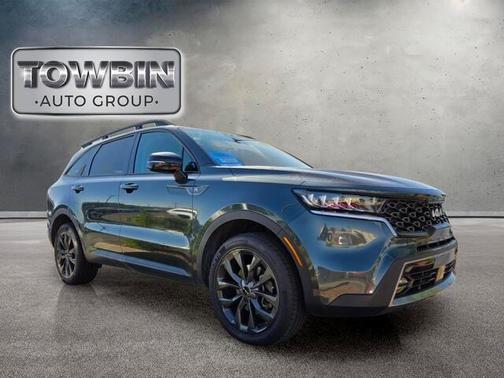 Green 2022 Kia Sorento X-Line EX