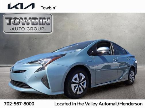 Beige 2017 Toyota Prius Three