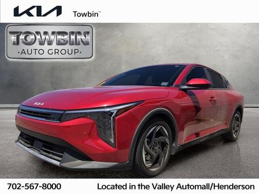 Red 2025 Kia K4 EX