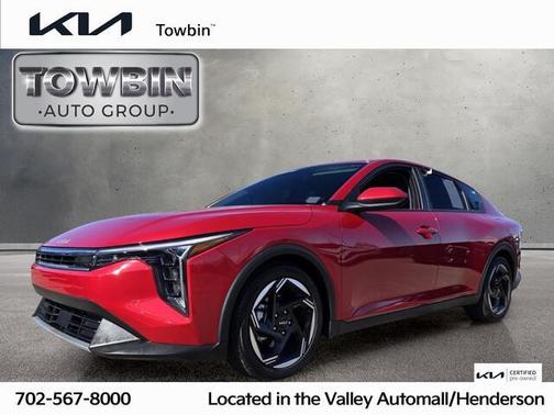 Red 2025 Kia K4 EX