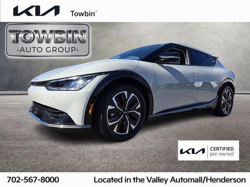 White 2022 Kia EV6 Wind