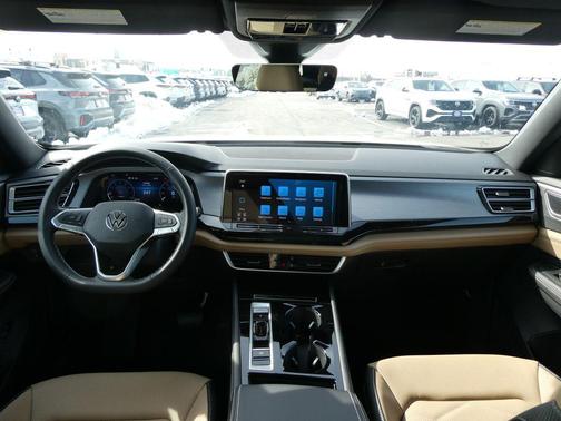 opal white pearl 2026 Volkswagen Atlas Cross Sport 2.0T SE w/Technology 4MOTION