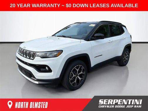 Bright White Clearcoat 2026 Jeep Compass Limited