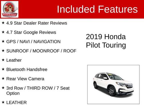 2019 Honda Pilot Touring 8-Passenger
