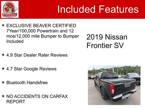 2019 Nissan Frontier SV