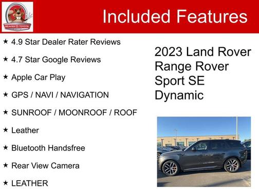 2023 Land Rover Range Rover Sport SE