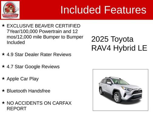 2025 Toyota RAV4 Hybrid LE