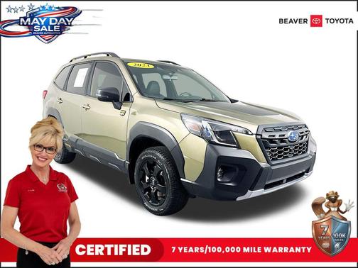 Autumn Green Metallic 2023 Subaru Forester Wilderness