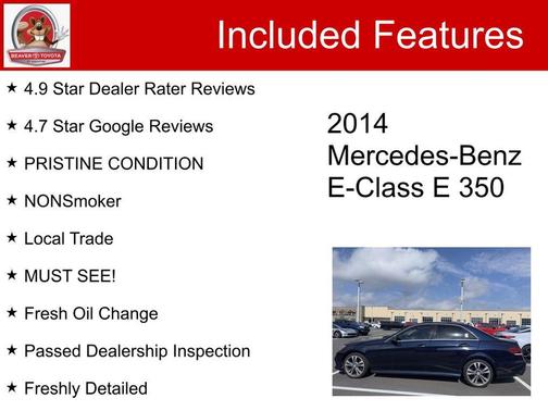 2014 Mercedes-Benz E-Class E 350