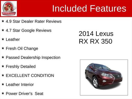 2014 Lexus RX 350 Base
