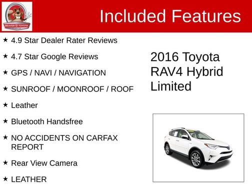 2016 Toyota RAV4 Hybrid Limited