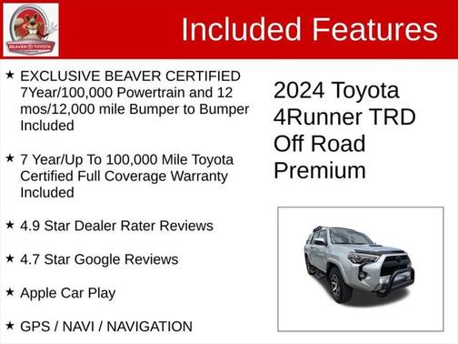2024 Toyota 4Runner TRD Off Road Premium