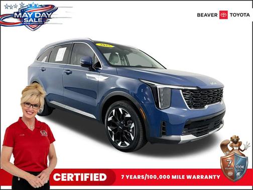 Midnight Lake Blue 2025 Kia Sorento EX