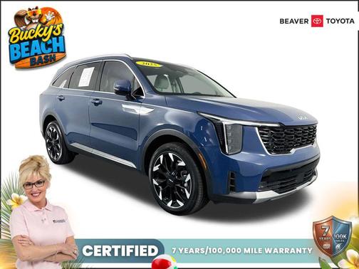 Midnight Lake Blue 2025 Kia Sorento EX
