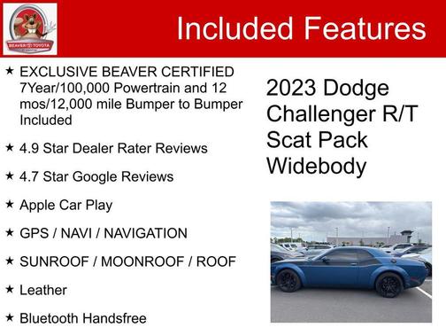 2023 Dodge Challenger R/T Scat Pack Widebody