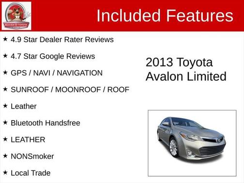 2013 Toyota Avalon Limited