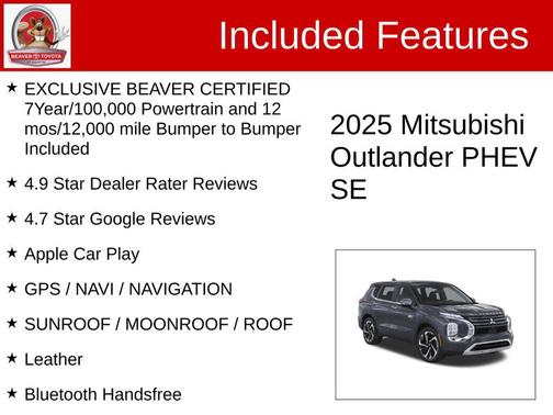 Graphite Gray 2025 Mitsubishi Outlander SE S-AWC