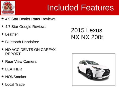 2015 Lexus NX 200t Base