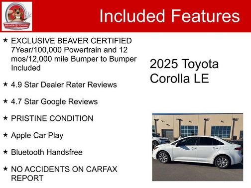 2025 Toyota Corolla LE